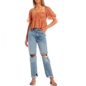 Free People Womens Penelope Top